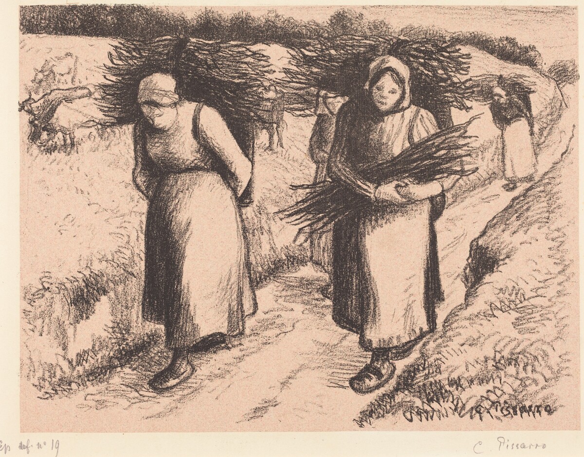 Peasants Carrying Sticks (Paysannes portant des fagots)