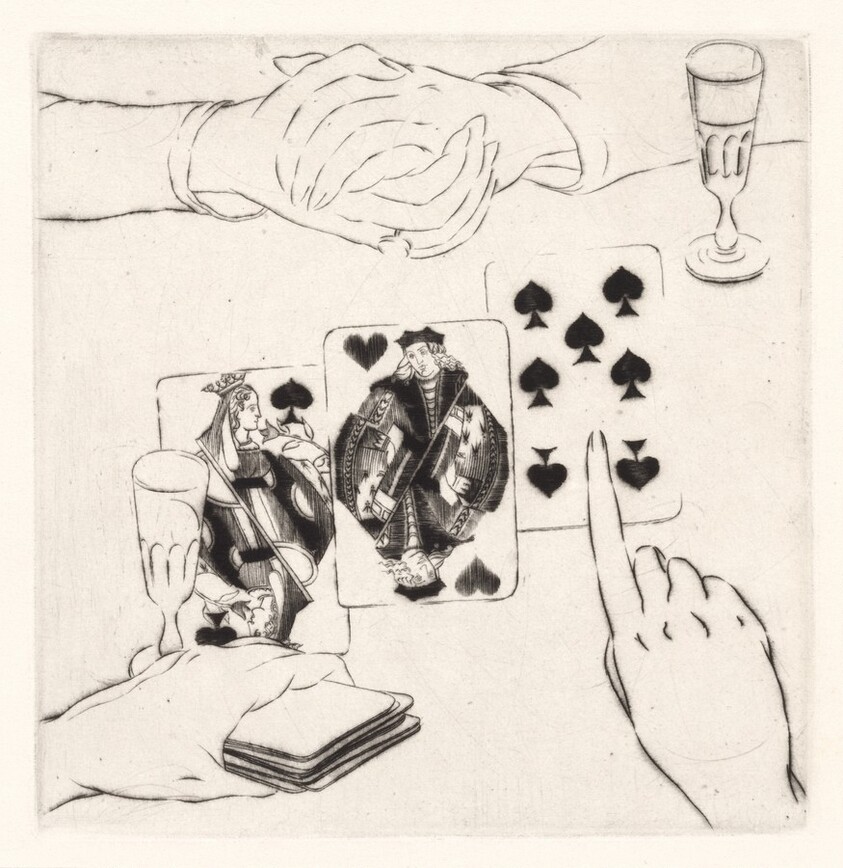Les Cartes (The Cards) [plate 15]