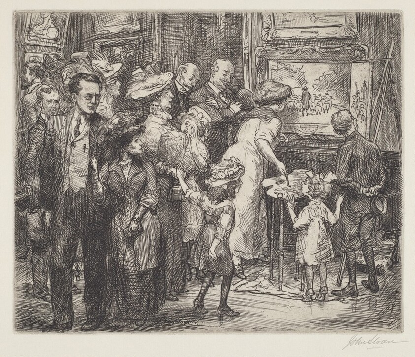 Copyist at the Metropolitan Museum