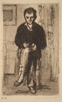 Self-Portrait V, Jirí Balcar, 1955