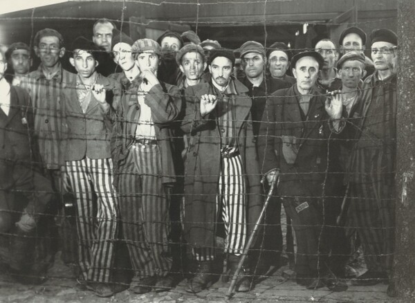 Survivors at Buchenwald