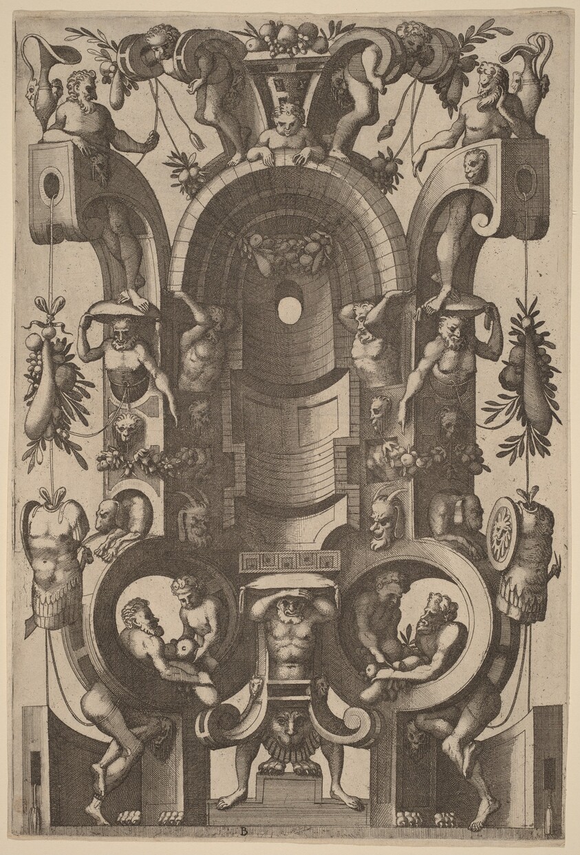 Niche in the Form of a Cartouche