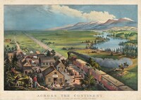 Across the Continent: "Westward the Course of Empire Takes Its Way", Frances Flora Bond Palmer, 1868