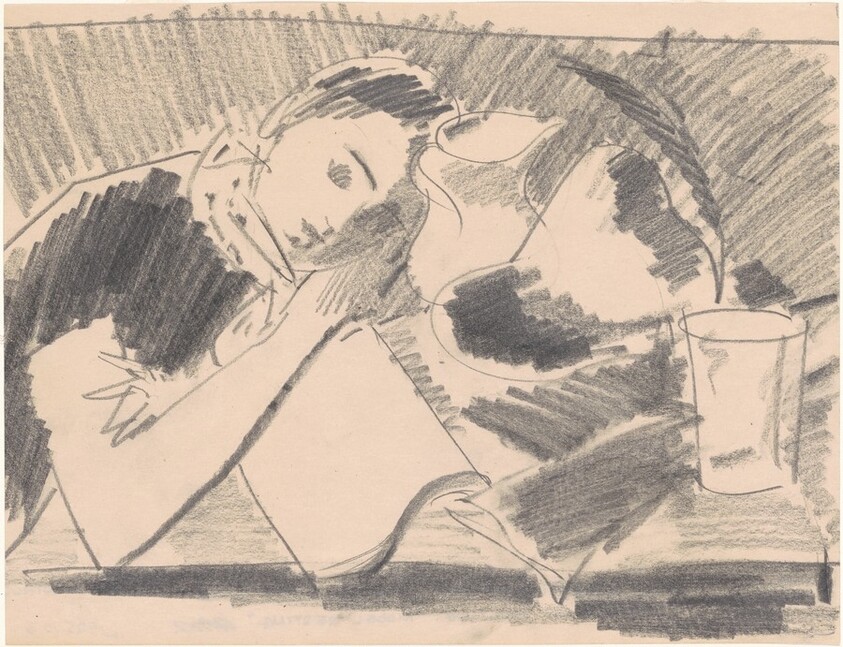 Study for "Model Resting"