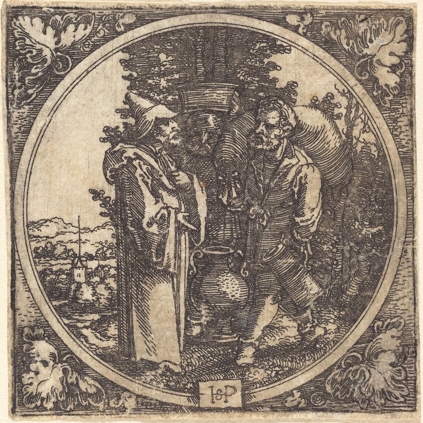 Solon and Two Peasants