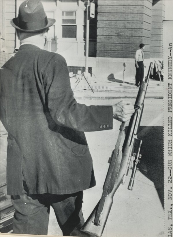 Title from caption on object: “Gun Which Killed President Kennedy”