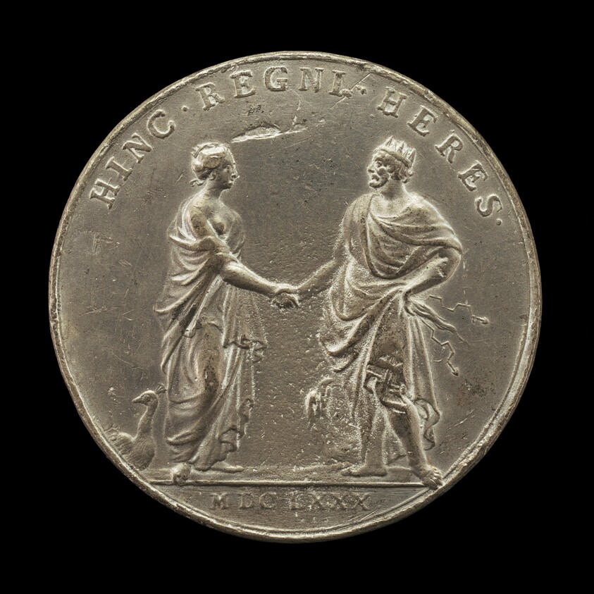 Juno Sealing Marriage Pact with Jupiter [reverse]