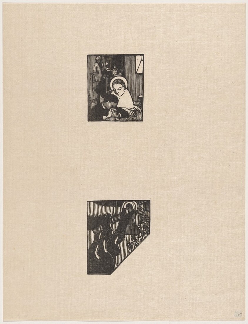 Deux essais de bois gravé