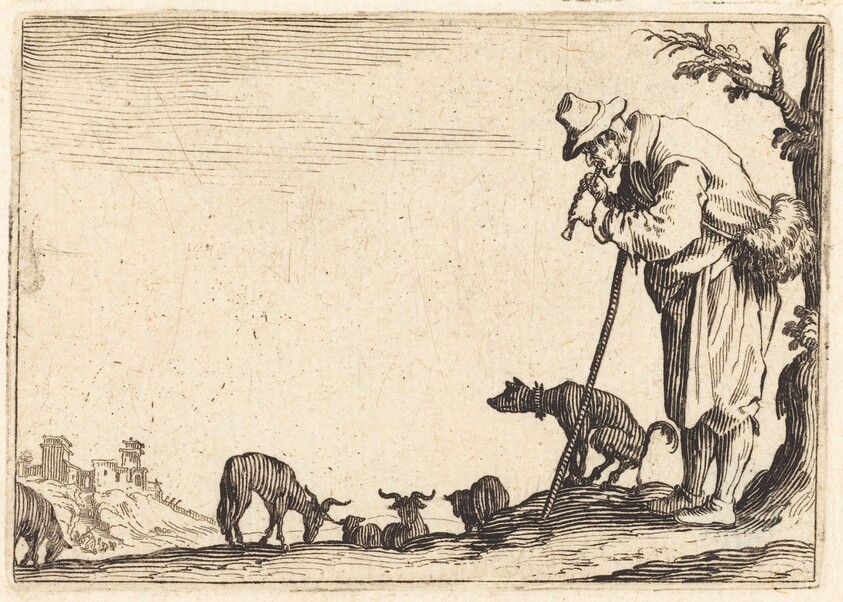 Shepherd Playing Flute