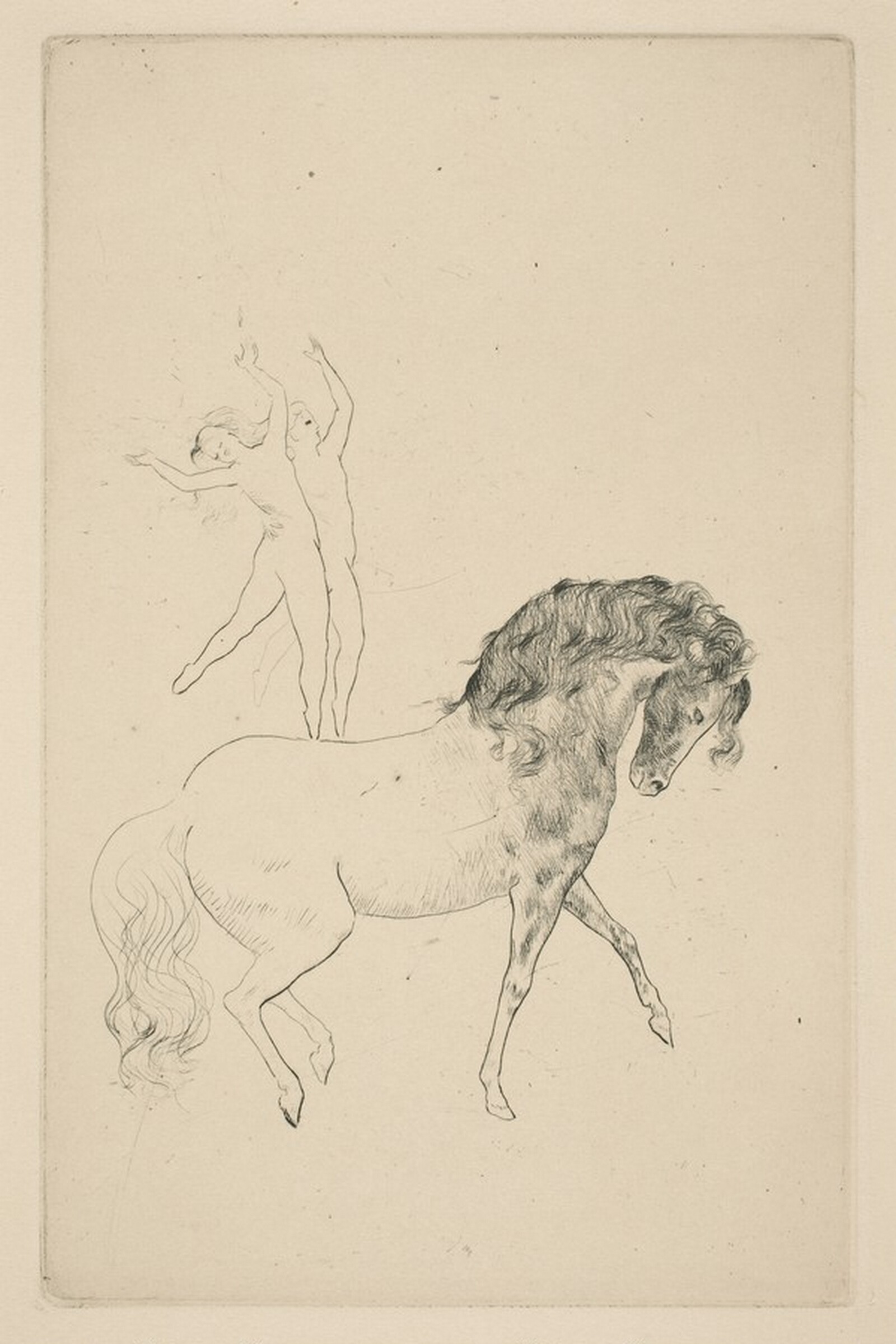 At the Circus (Au cirque), Pablo Picasso, 1905, published 1913