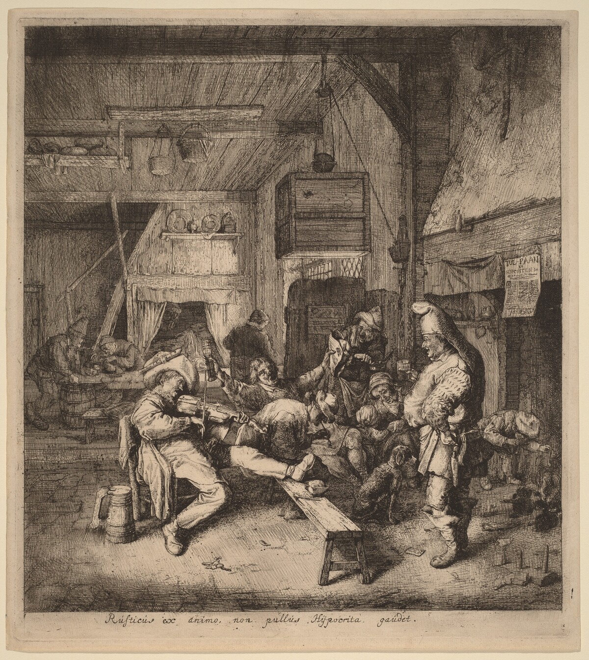 Violin Player Seated in a Tavern