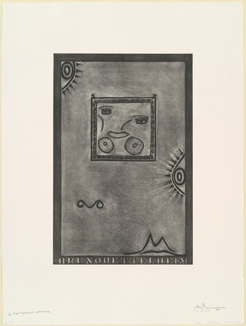 Untitled (White Mezzotint) [state proof of 2nd state]