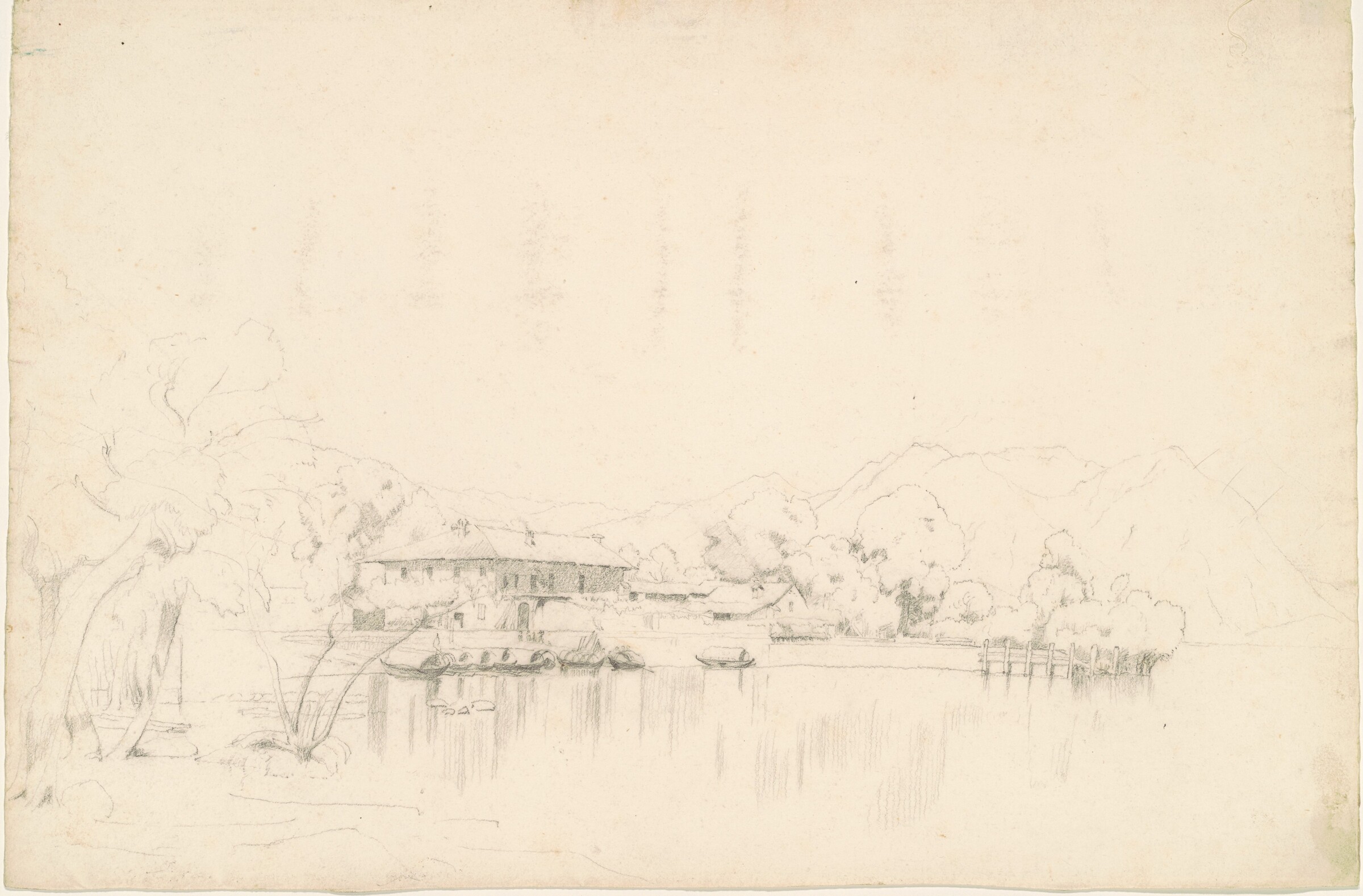 Lake Houses, Worthington Whittredge, late 19th century