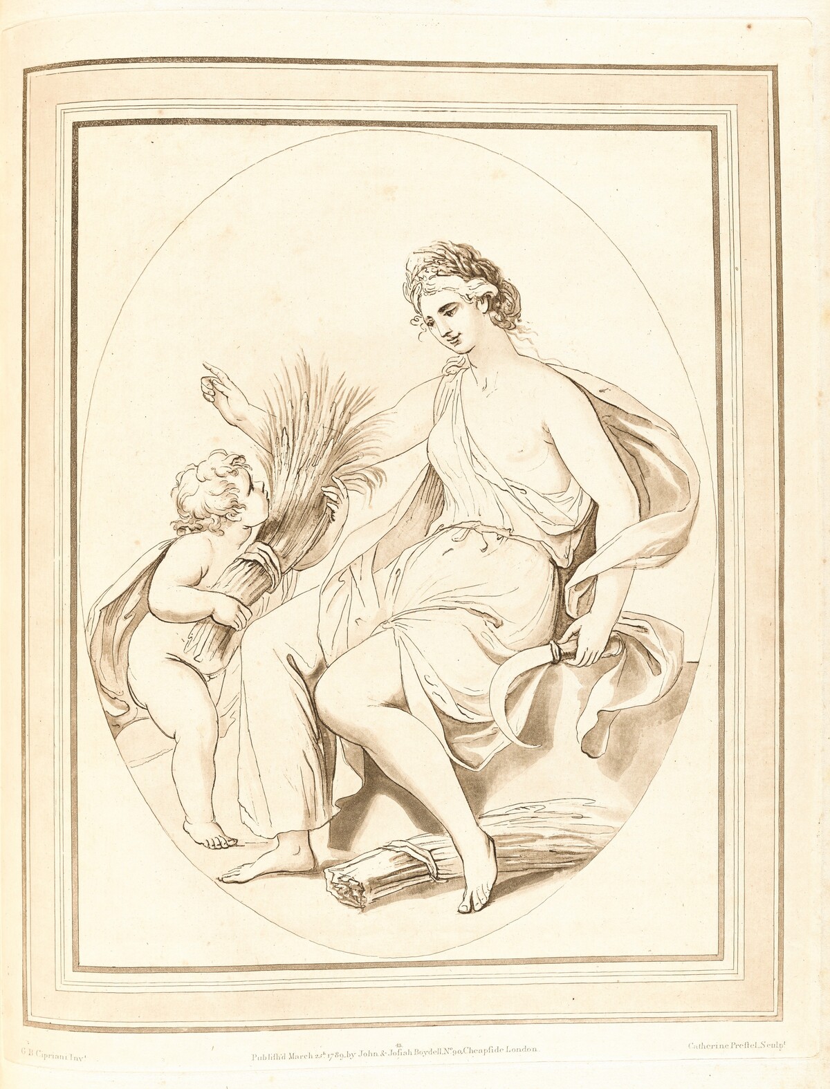 A Collection of Prints after the Sketches and Drawings of the late Celebrated Giovanni Battista Cipriani, Esqr R.A.