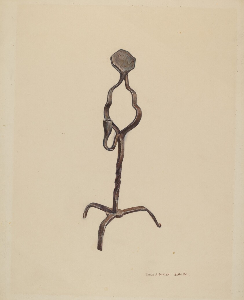 Combination Rush/Candle Holder