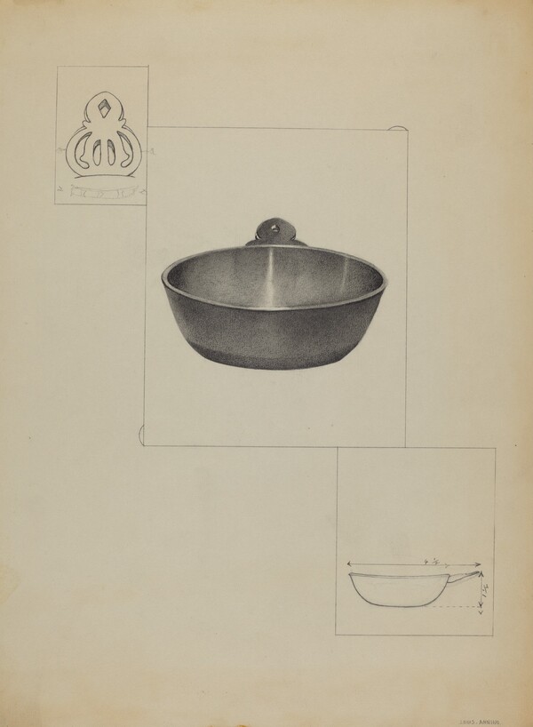 Pewter Porringer