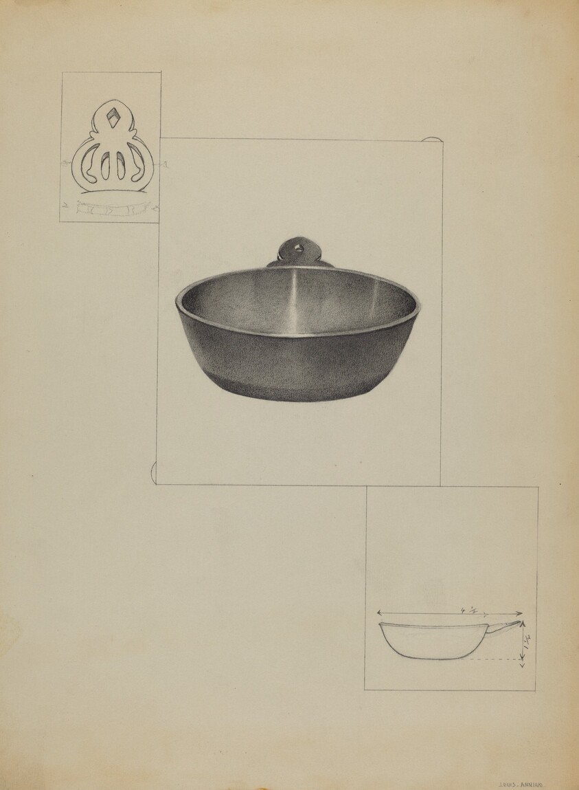 Pewter Porringer