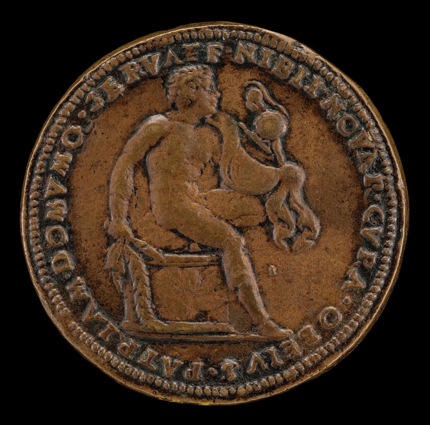 Seated Diomedes Holding the Palladium [reverse]