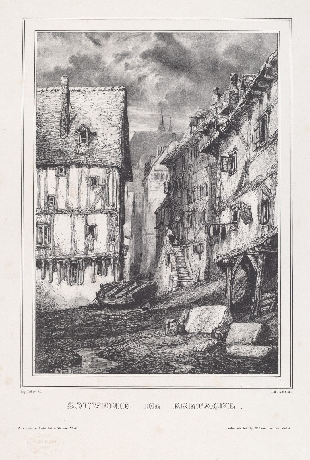 Souvenir de Bretagne, Eugène Isabey, 1832