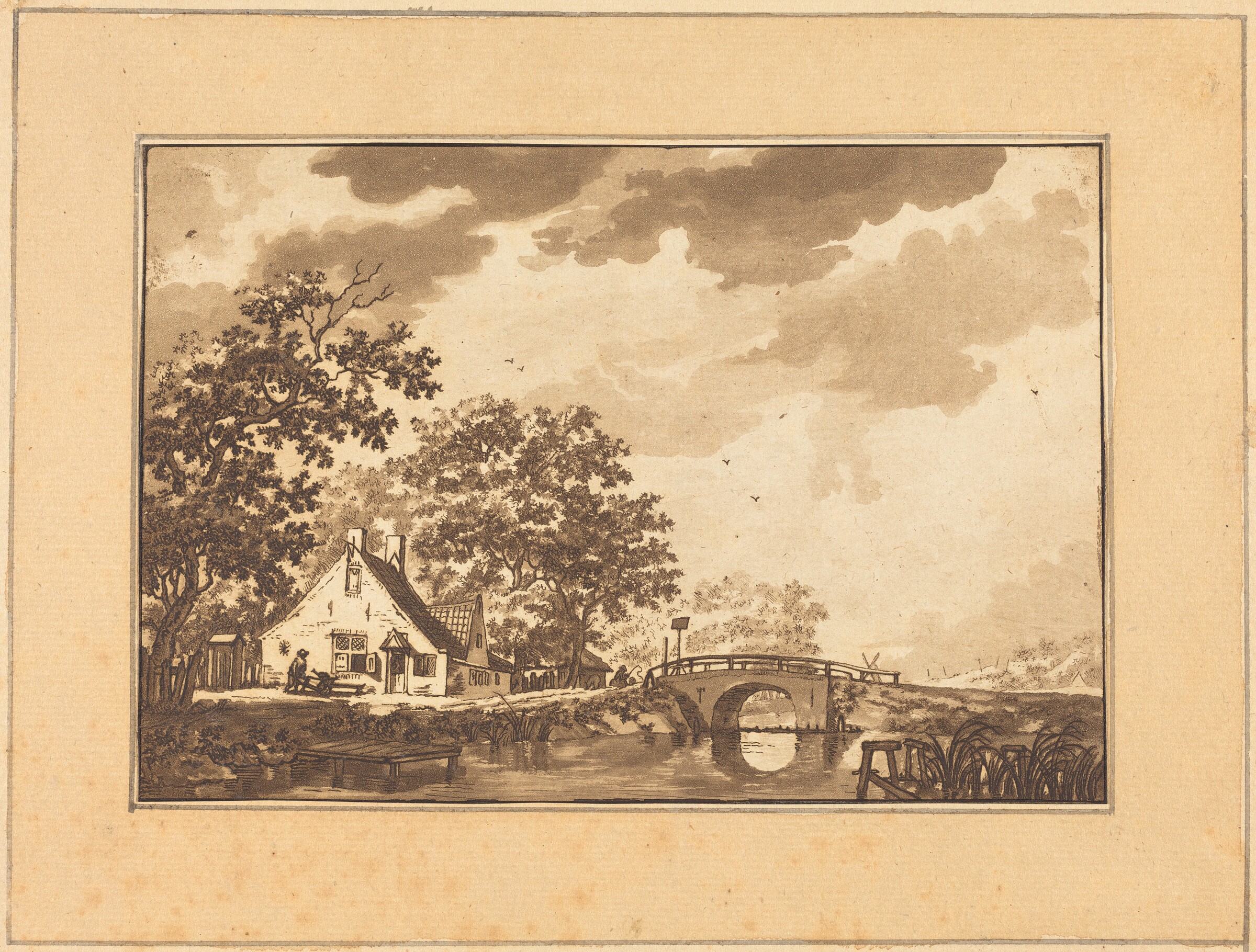 Landscape, Regina Schönecker after Jacob Cats, 1782-1785