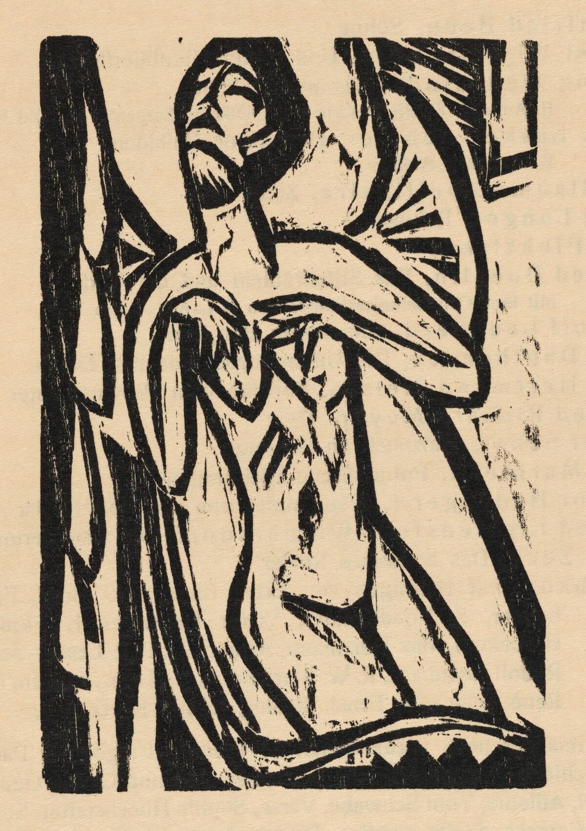 plate 4 in Alfred Döblin: Das Stiftsfräulein und der Tod (Alfred Döblin: The Canoness and Death)