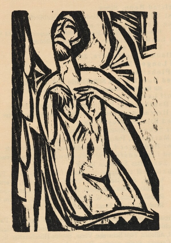 plate 4 in Alfred Döblin: Das Stiftsfräulein und der Tod (Alfred Döblin: The Canoness and Death)