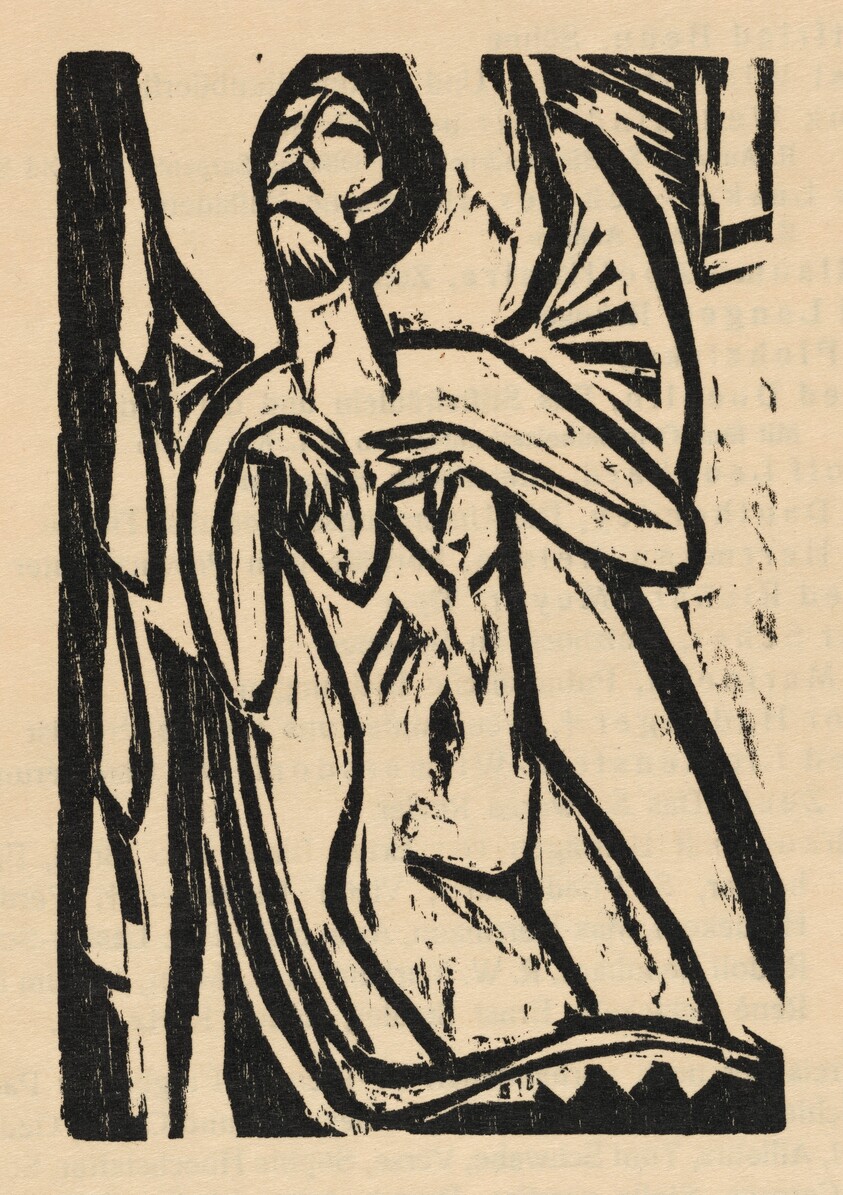 plate 4 in Alfred Döblin: Das Stiftsfräulein und der Tod (Alfred Döblin: The Canoness and Death)