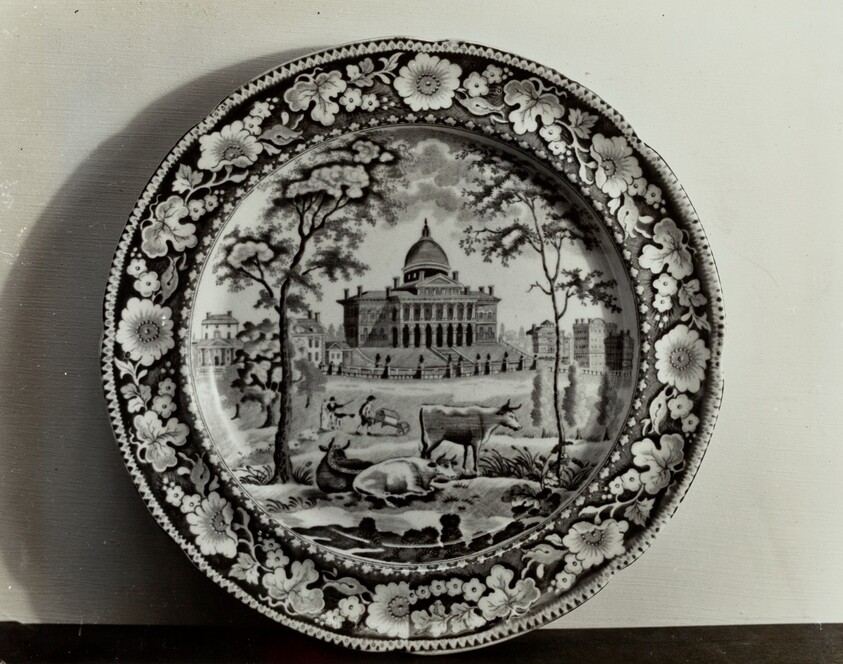 Plate - "Boston State House"
