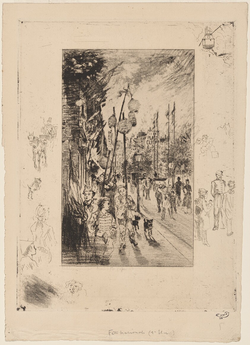 La Fete Nationale (Matinée de Fete 30 June 1878) (National Holiday 30 June 1878)