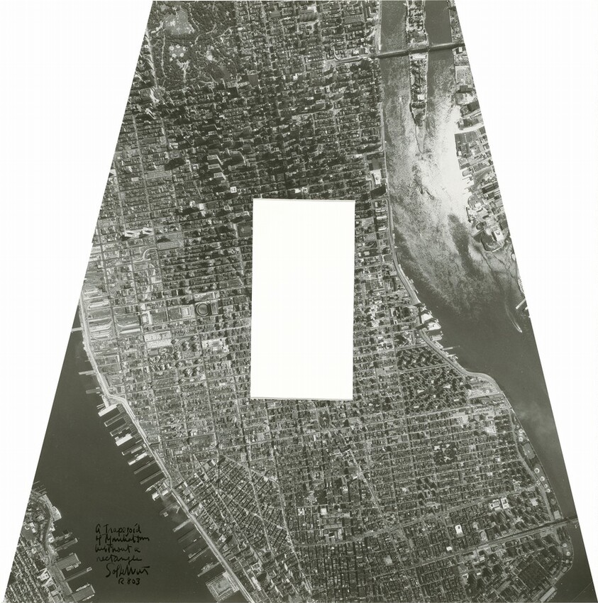 A Trapezoid of Manhattan without a Rectangle