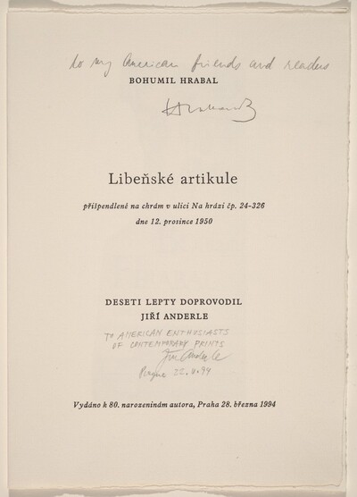 Libenské Artikule