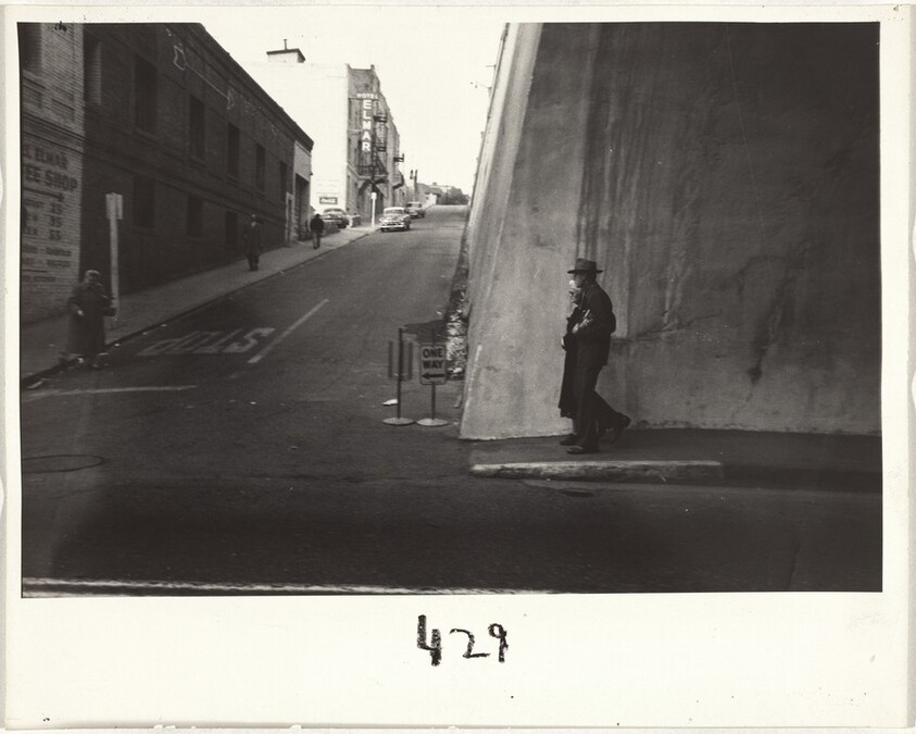 Street corner near Elmar Hotel--Los Angeles