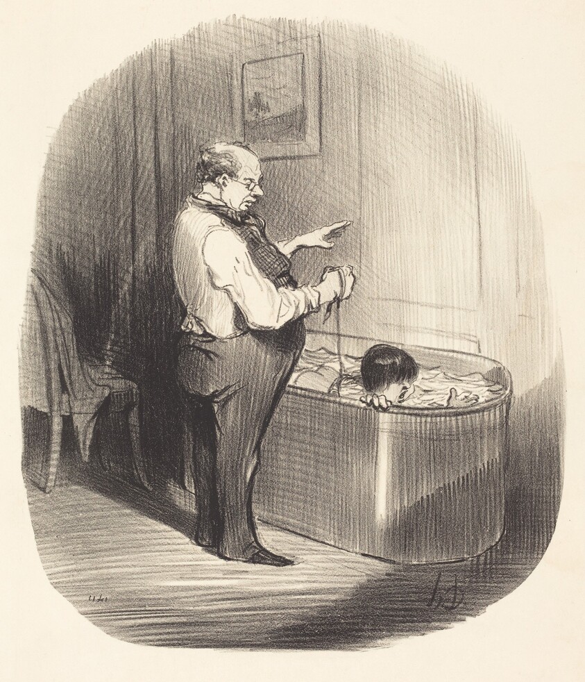 La Première leçon de natation