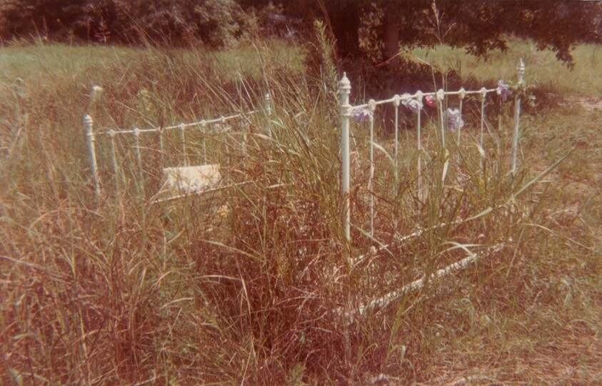Grave with Bed as Marker, near Faunsdale, Alabama