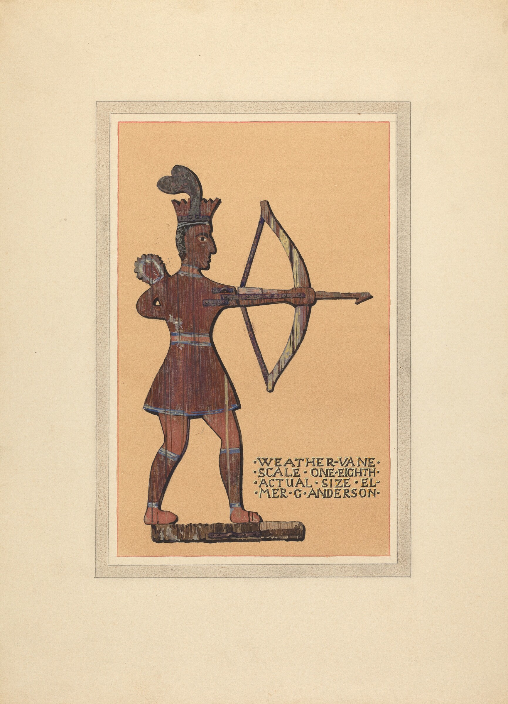 Weather Vane, Elmer G. Anderson, c. 1936
