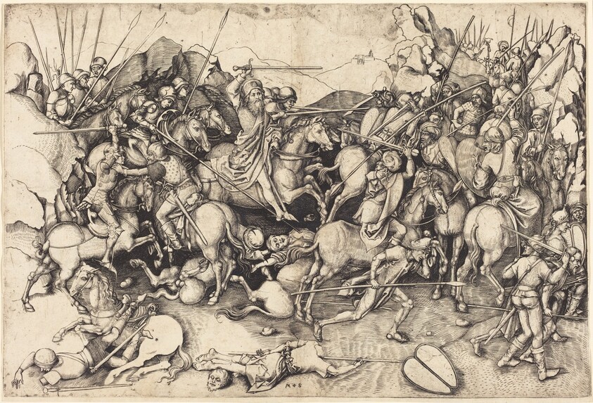 The Battle of Saint James at Clavijo