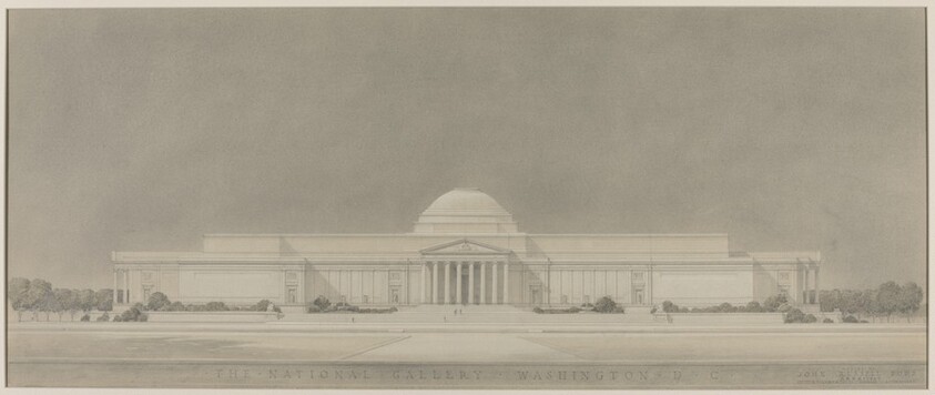 Early Study, Mall Facade