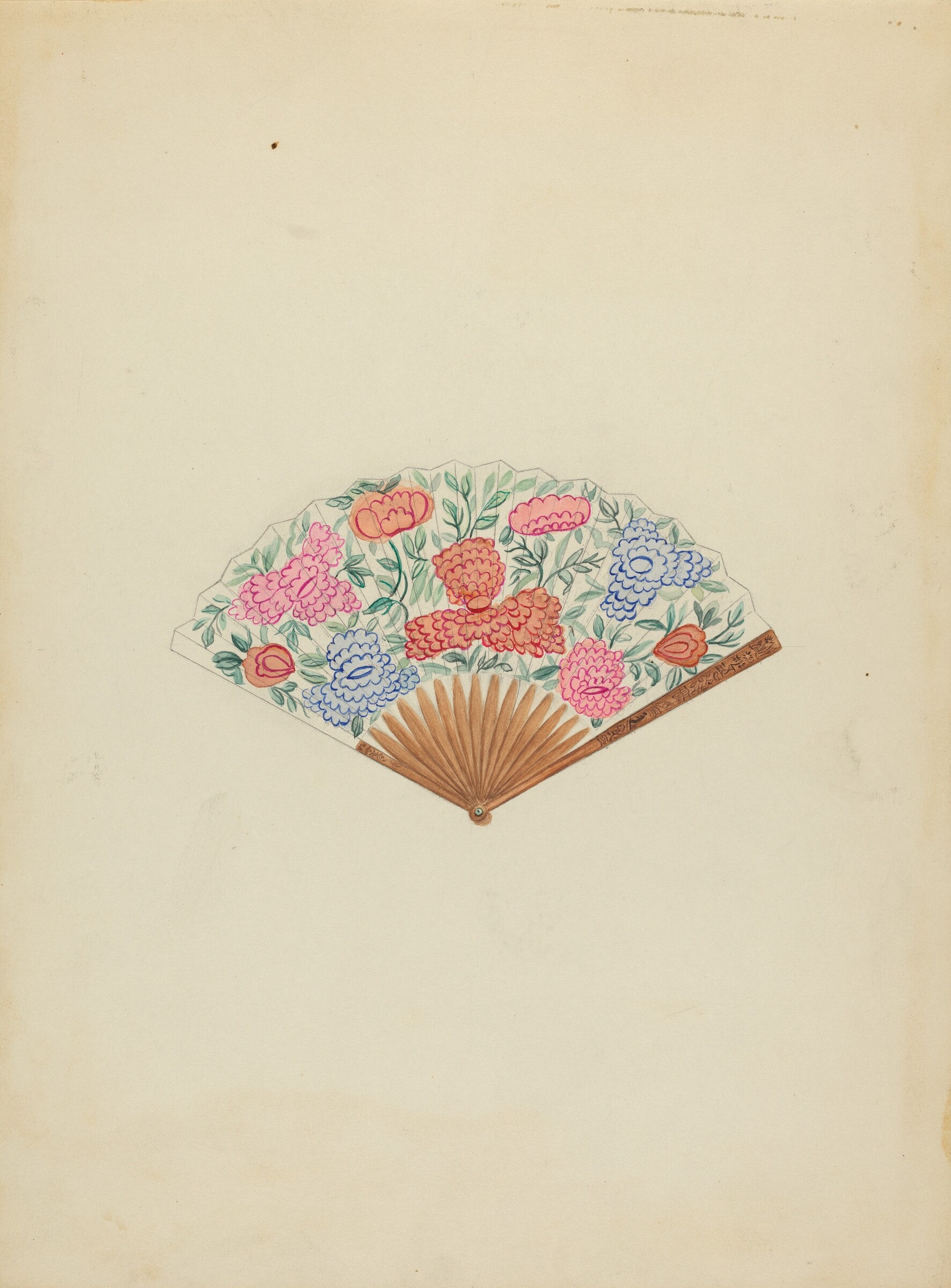 Fan, Vincent Burzy, c. 1940