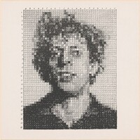 Phil from Rubber Stamp Portfolio, Chuck Close, 1976 (published 1977)