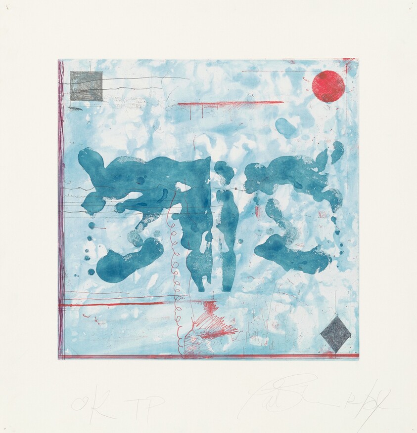 Mixed Marks, Rorshach with Symbols in Corners