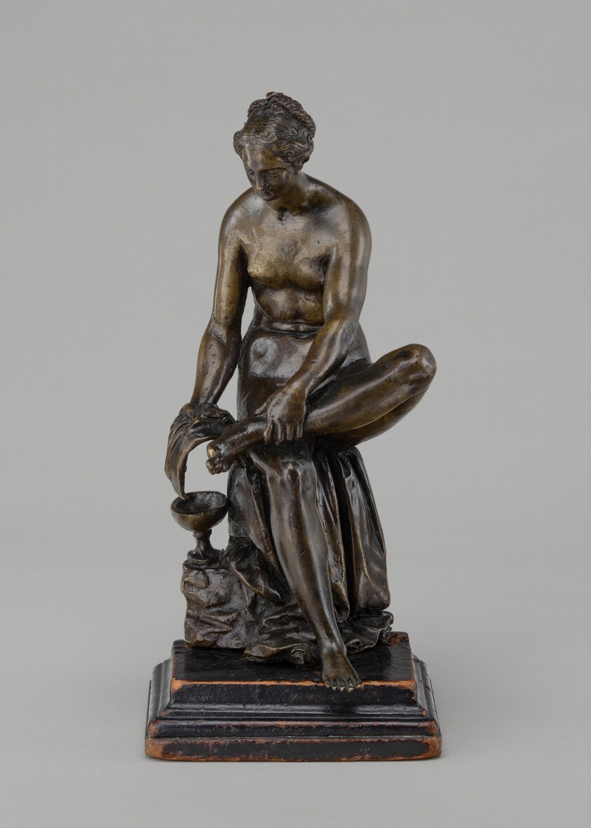 Woman Bathing Her Foot