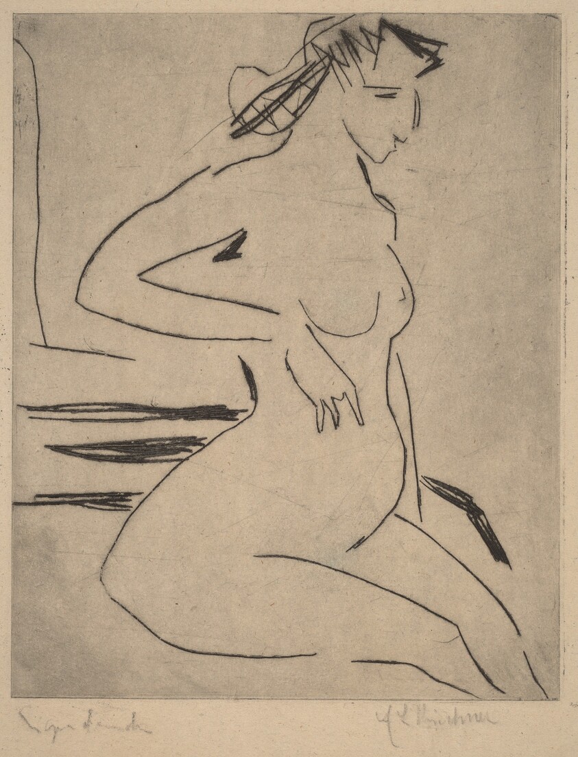 Female Nude Seated