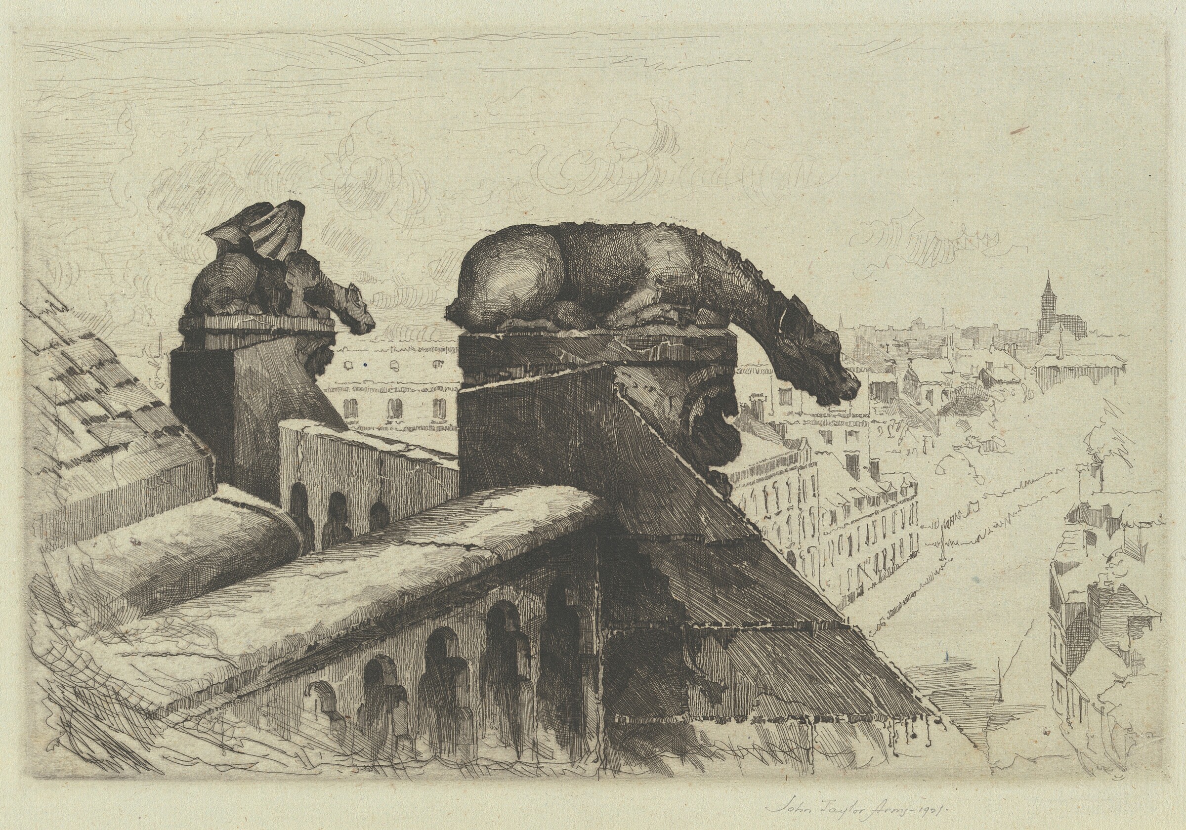 Guardians of the Spire, John Taylor Arms, 1921