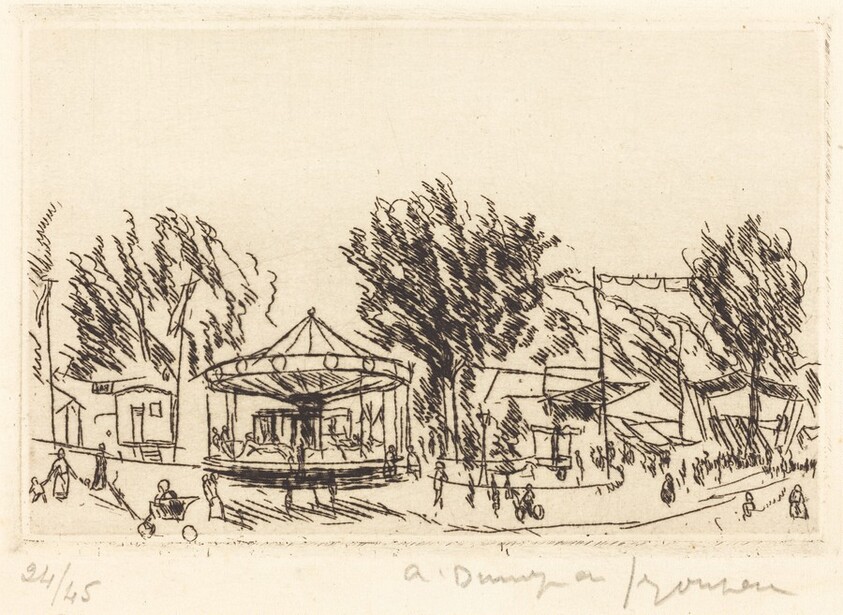 Fair at Chaville (La Foire a Chaville)