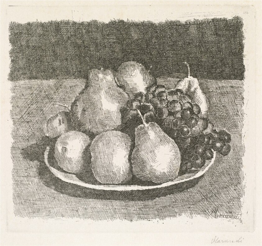 Still Life with Pears and Grapes