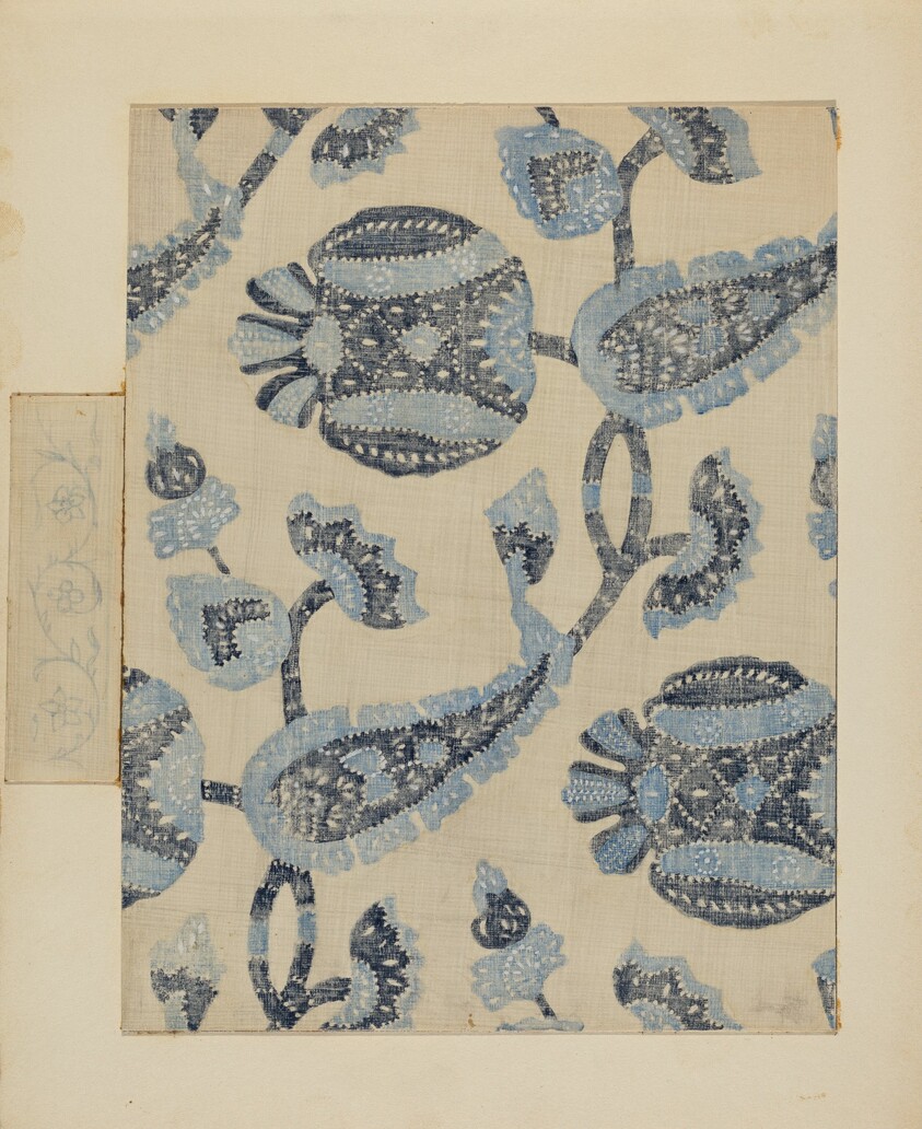 Resist Printed Linen