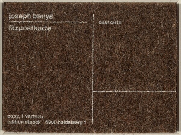 Filzpostkarte (Felt Postcard)