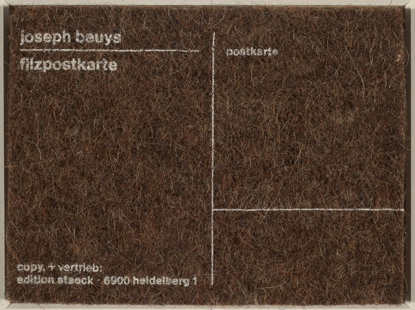 Filzpostkarte (Felt Postcard)