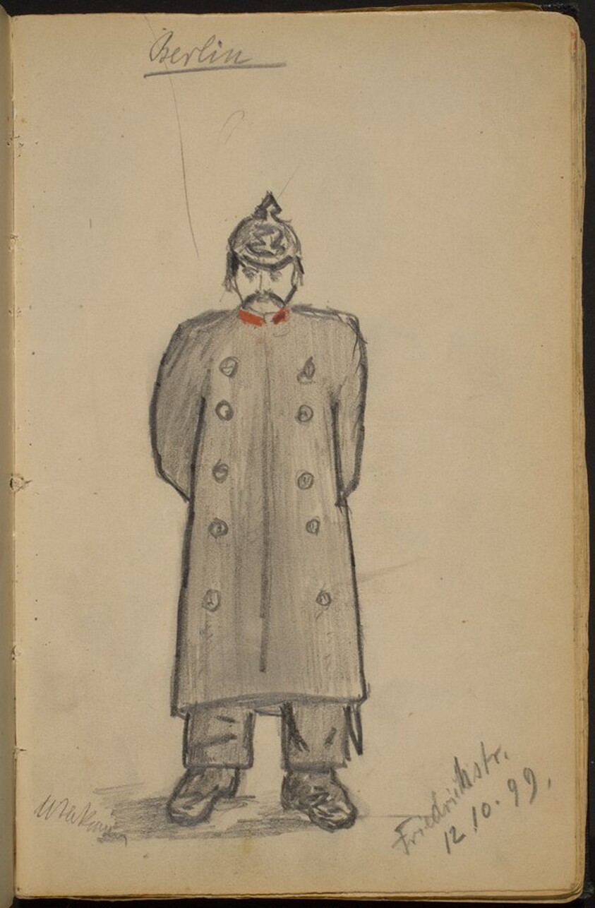 Policeman on Friedrich Strasse