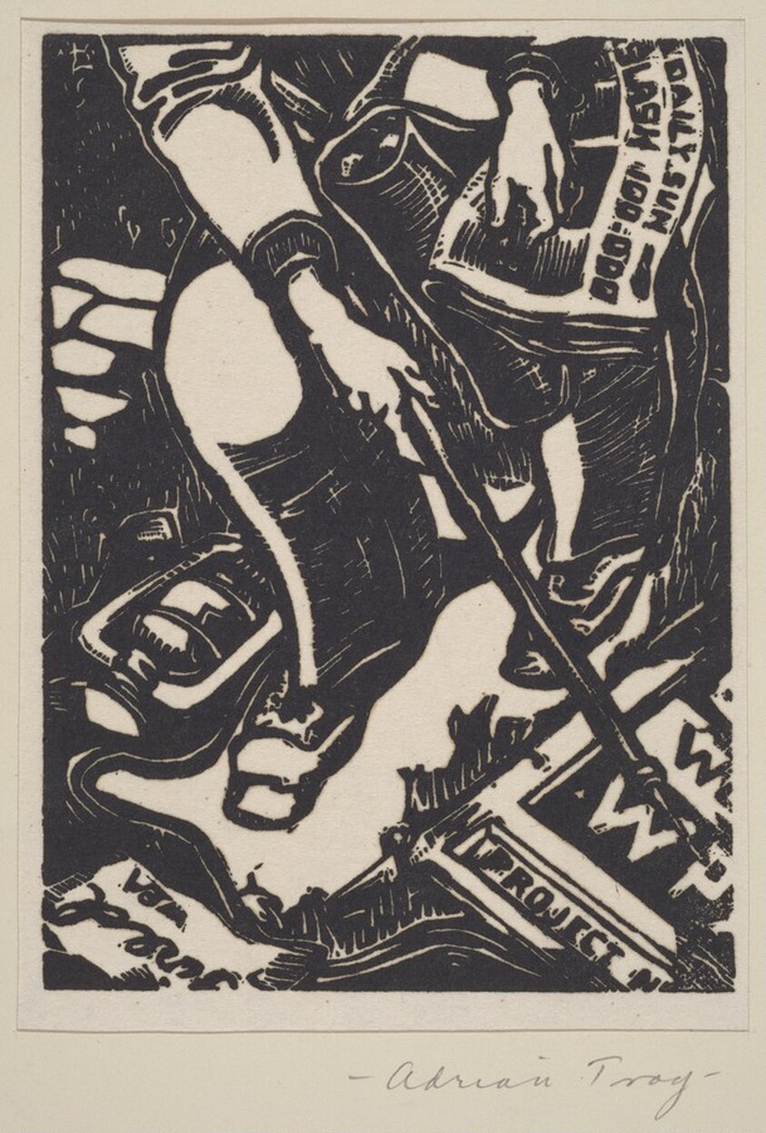 Untitled (Man, Picking Up Litter)